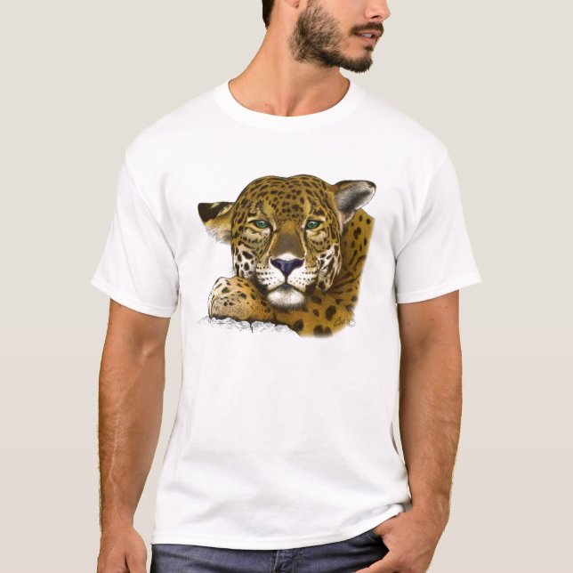 Camiseta Jaguar coloreó (Anverso)