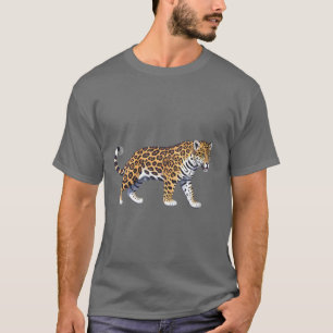 Camiseta Jaguar con patrones detallados