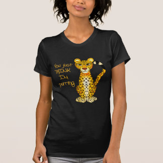 Camiseta Jaguar de ronroneo