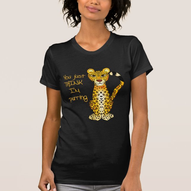 Camiseta Jaguar de ronroneo (Anverso)