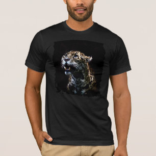 Camiseta Jaguar, gato salvaje, amante de los animales, arte