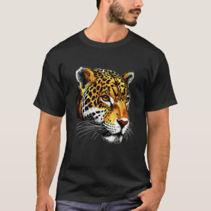 Camiseta Jaguar Gran Felino Pantera Amante de Gatos Diverti