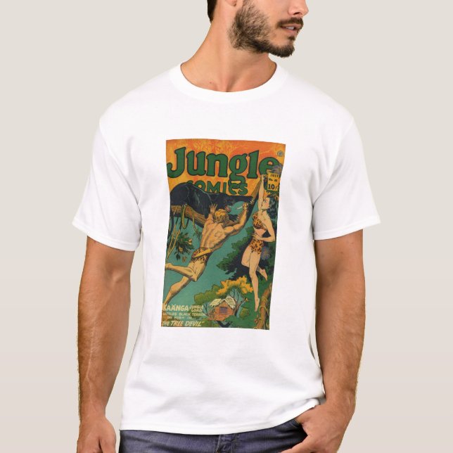 Camiseta Jaguar - Jungla - Rey de la Selva - Leopardo (Anverso)