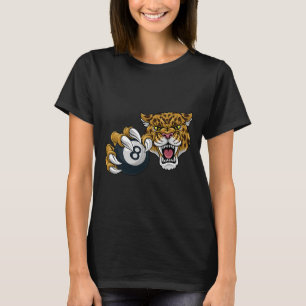 Camiseta Jaguar Leopard Cheetah Pool Billiards Ll Personali