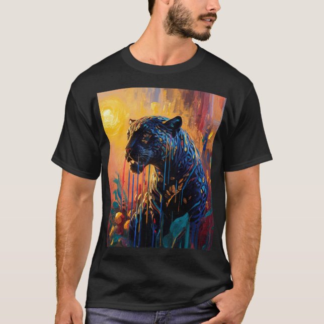 Camiseta Jaguar negro (Anverso)