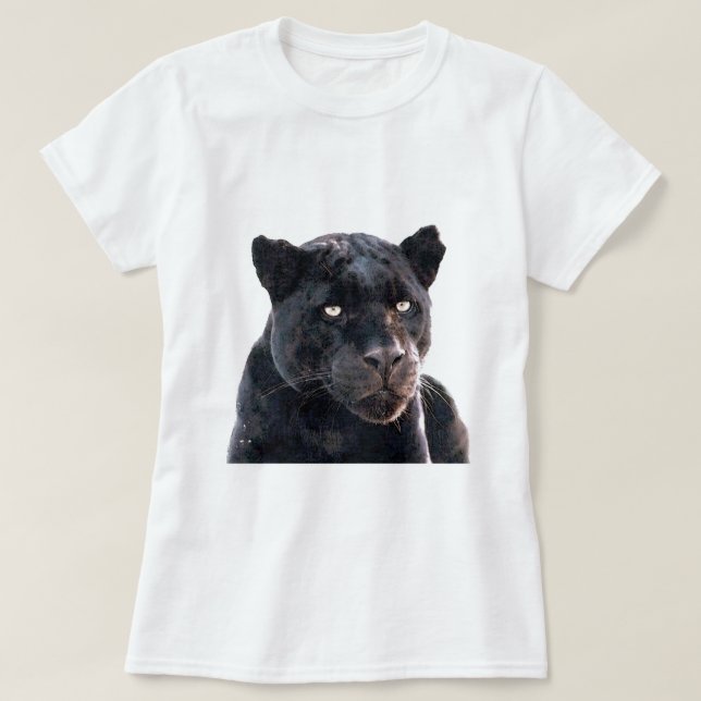 Camiseta Jaguar negro (Diseño del anverso)