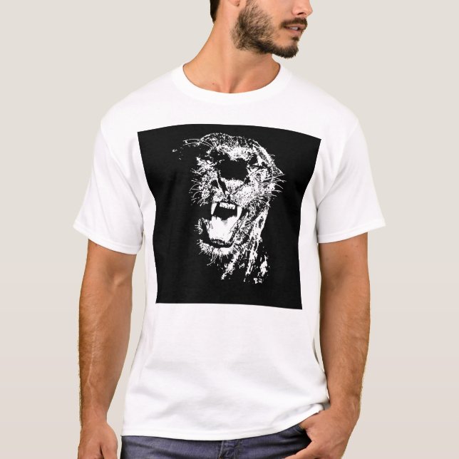 Camiseta Jaguar negro (Anverso)
