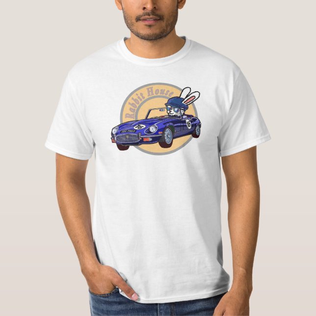 Camiseta Jaguar type E 白 (Anverso)