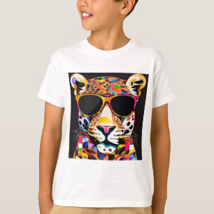 Camiseta Jaguar usando gafas de sol