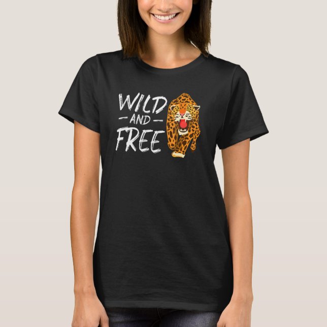 Camiseta Jaguares Salvajes Y Libres (Anverso)