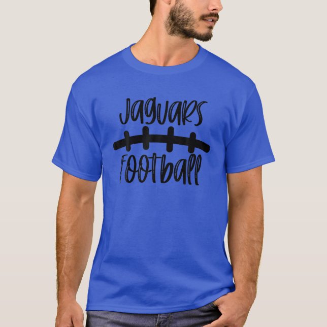Camiseta Jaguars Football School Spirit Team Mascot Game Ni (Anverso)