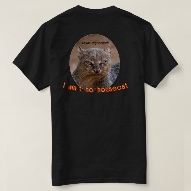 Camiseta Jaguarundi (Reverso del diseño)