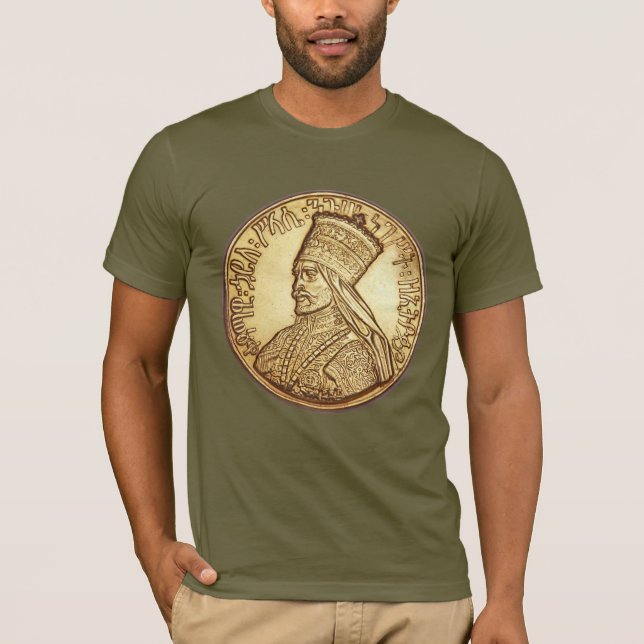 Camiseta Jah Army Shirt - Rastafari Haile Selassie - (Anverso)