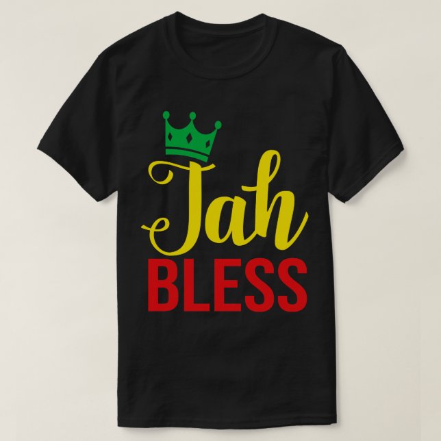 Camiseta Jah Bless (Diseño del anverso)