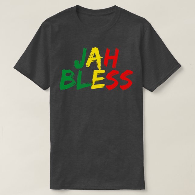 Camiseta Jah Bless (Diseño del anverso)