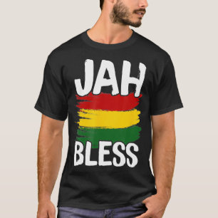 Camiseta Jah Bless Reggae Rasta Rastafari Jamaican