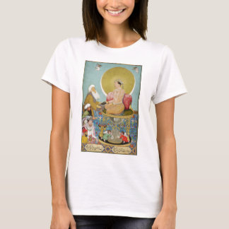 Camiseta Jahangir que prefiere a un jeque de Sufi a los