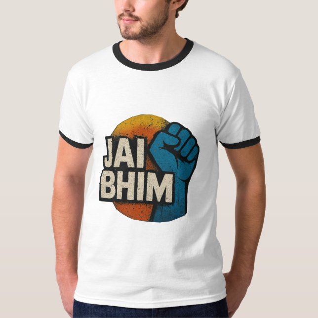 Camiseta Jai Bhim | Educate Agitate Organize  (Anverso)