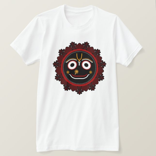 Camiseta Jai Jagannath - arte de Krishna (Anverso del diseño)