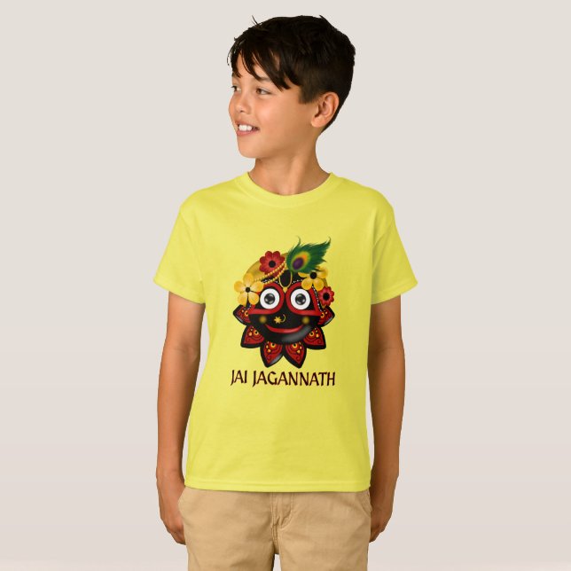 Camiseta Jai Jagannath - Arte Krishna (Anverso completo)