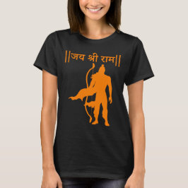 Camiseta Jai Shree Ram Devoción espiritual hindú ramayana