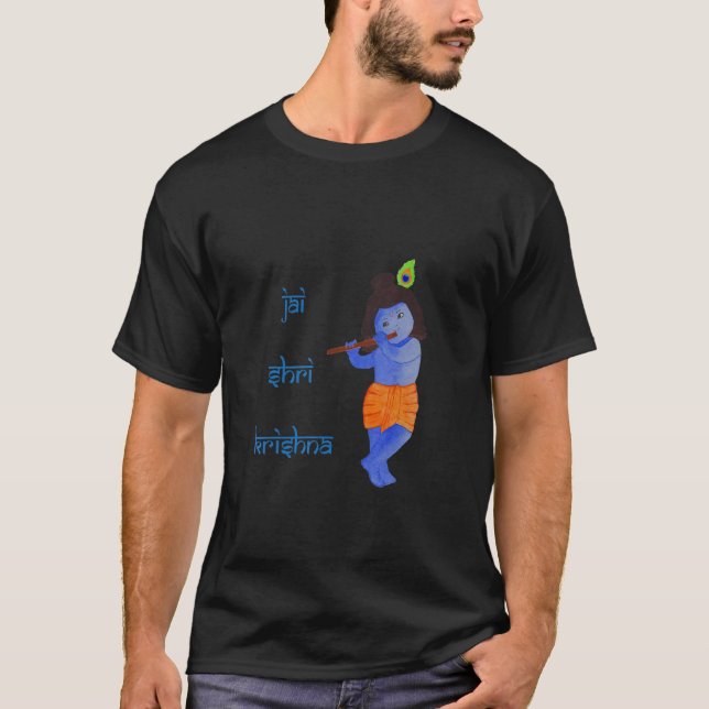 Camiseta Jai Shri Krishna (Anverso)