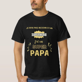 Camiseta J'ai un super papa