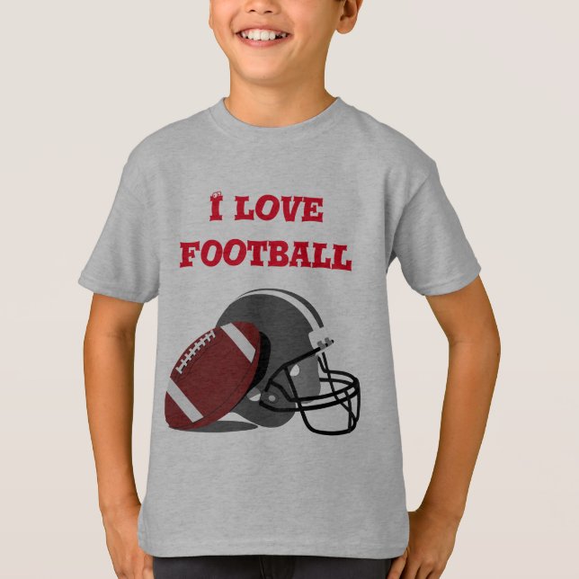 Camiseta J'aime le football (Anverso)