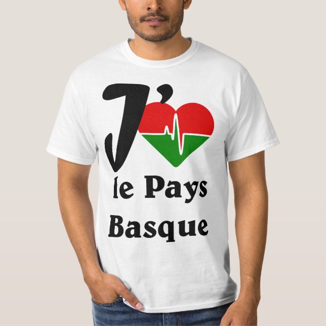 Camiseta J'aime le Pays-Basque (Anverso)