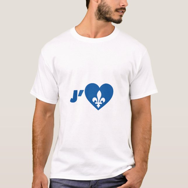 Camiseta J'aime le Québec (Anverso)
