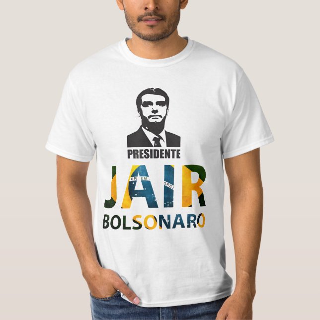 Camiseta Jair Bolsonaro 2022 para Presidente (Anverso)