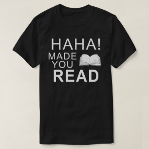 Camiseta jaja te hizo leer profesor