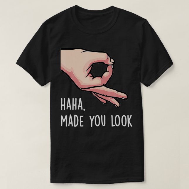 Camiseta Jaja Te Hizo Parecer Un Juego De Círculo De Dedo G (Diseño del anverso)