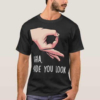 Camiseta Jaja Te Hizo Parecer Un Juego De Círculo De Dedo G