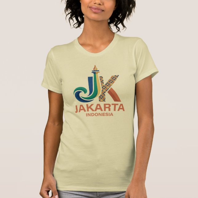 Camiseta Jakarta Indonesia Southeast Asia (Anverso)
