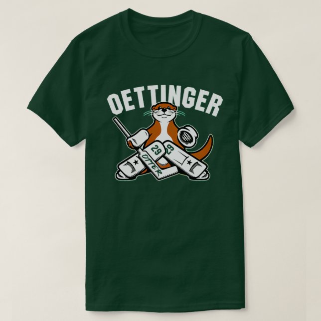 Camiseta Jake Oettinger Otter TShirt 8 (Diseño del anverso)