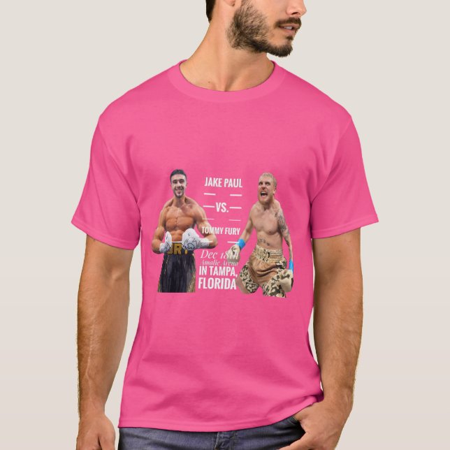 Camiseta Jake Paul Vs Tommy Fury (Anverso)