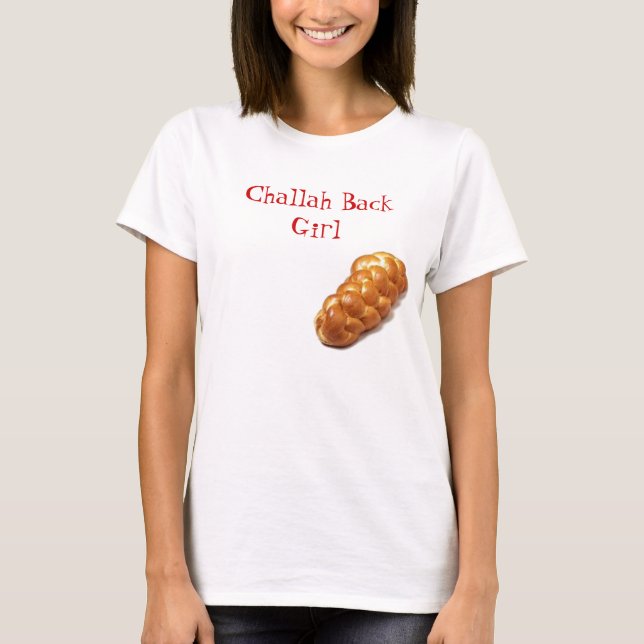 Camiseta jalá, chica trasero del jalá (Anverso)