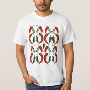 Camiseta Jalapeño Chile Peppers Pattern Art