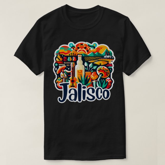 Camiseta Jalisco 3 (Diseño del anverso)