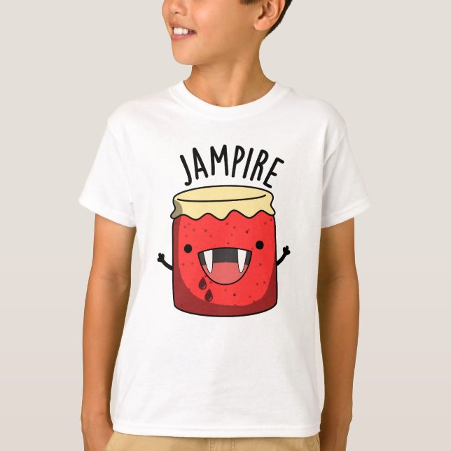 Camiseta Jam-pire Funny Vampire Jam Pun (Anverso)