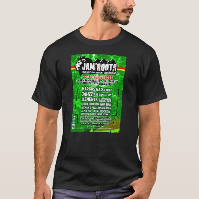 Camiseta JAM REGGAE (Anverso)
