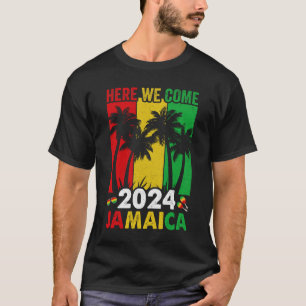 Camiseta Jamaica 2024 Aquí Venimos de vacaciones familiares
