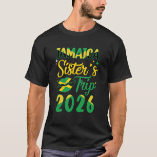 Camiseta Jamaica 2026 Viaje de hermanas con bandera jamaica