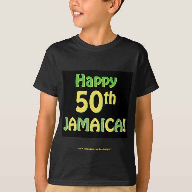 Camiseta Jamaica 50 Aniversario de Tees (Anverso)