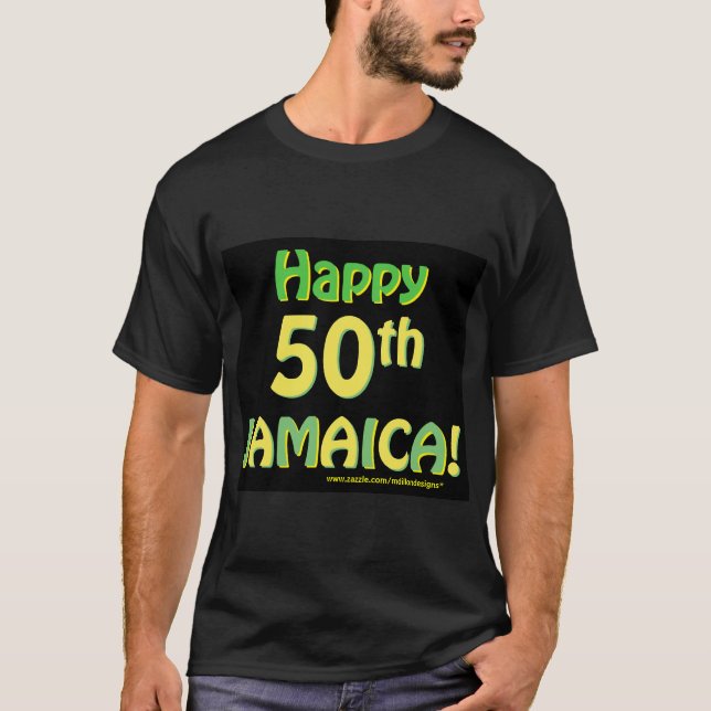 Camiseta Jamaica 50 Aniversario de Tees (Anverso)