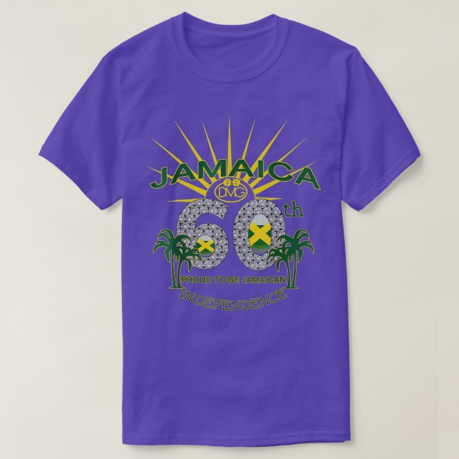 Camiseta Jamaica 60.ª Independencia Orgullosa de ser jamaiq (Diseño del anverso)