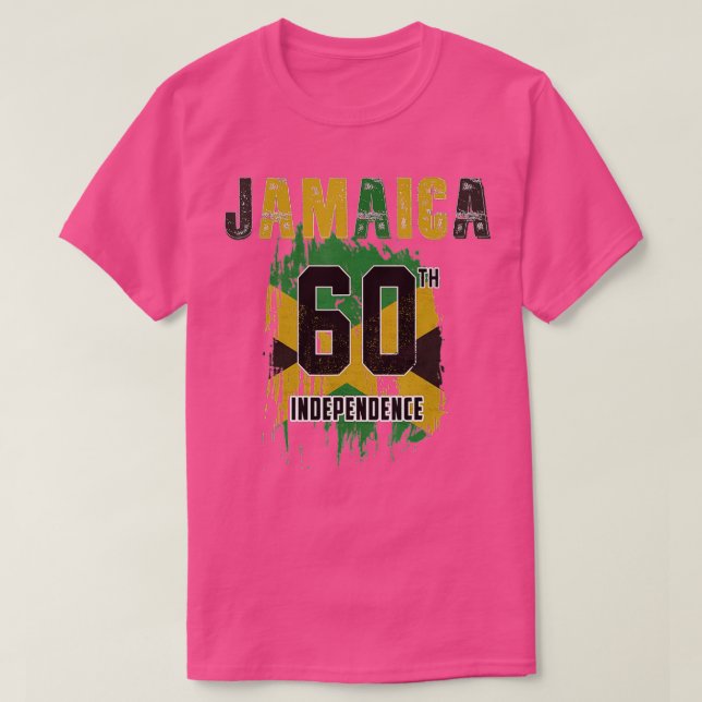 Camiseta Jamaica 60° Celebración de la Independencia Nacion (Diseño del anverso)