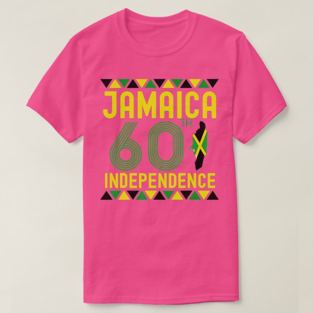 Camiseta Jamaica 60° Día de la Independencia 1962 2022 Orgu (Diseño del anverso)