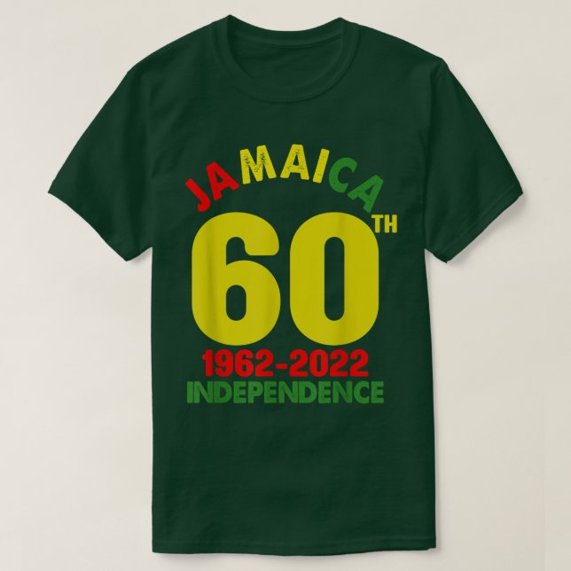 Camiseta Jamaica 60° Día de la Independencia 2022 (Diseño del anverso)